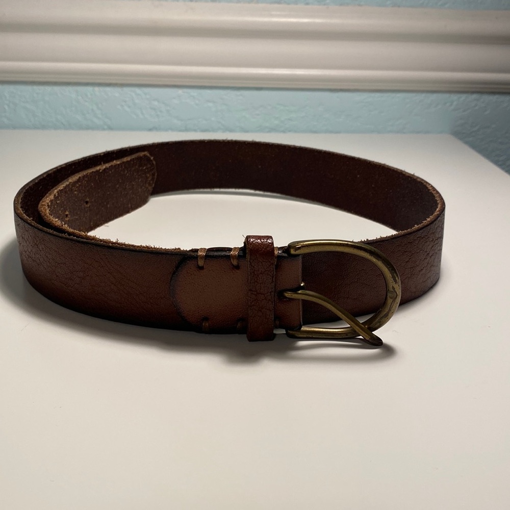 Abercrombie kids genuine leather belt